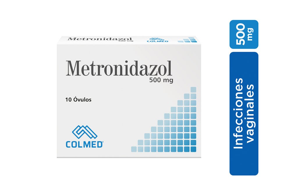 Metronidazol 500 mg Caja Con 10 Óvulos