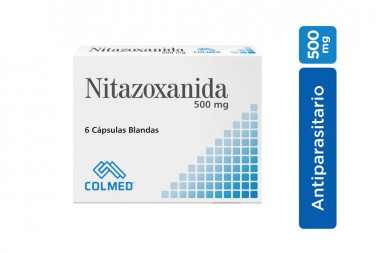 Nitazoxanida 500 mg Caja Con 6 Unidades