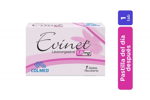 Evinet 1.5 mcg Caja Con 1...