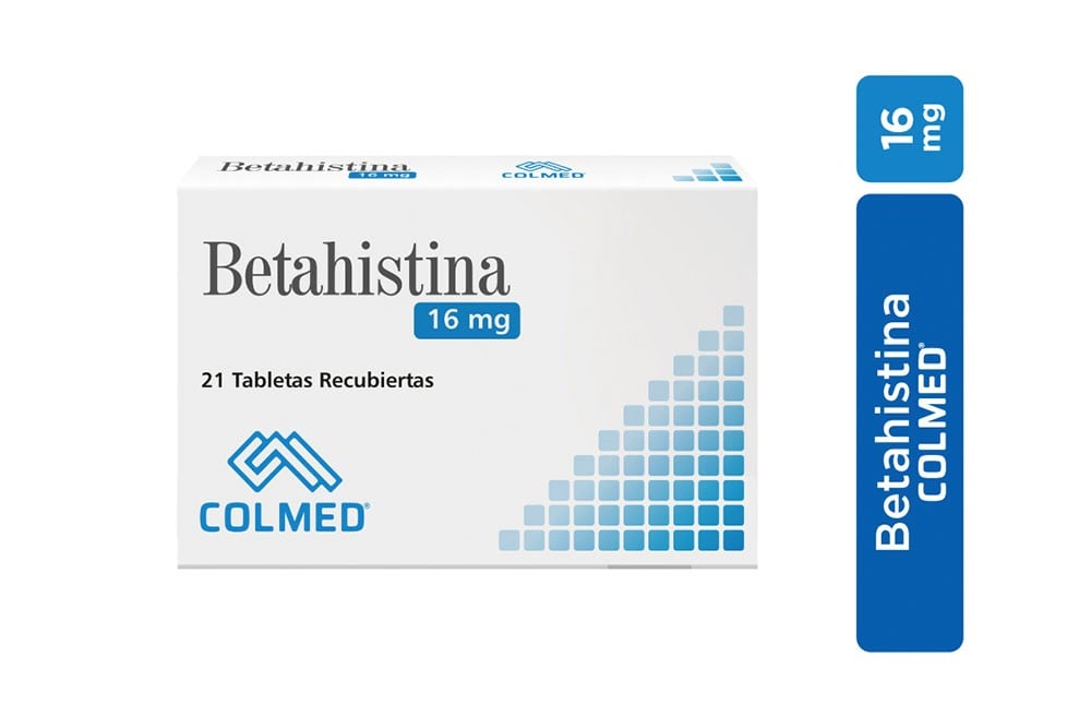 Betahistina 16 Mg Caja Con 21 Tabletas