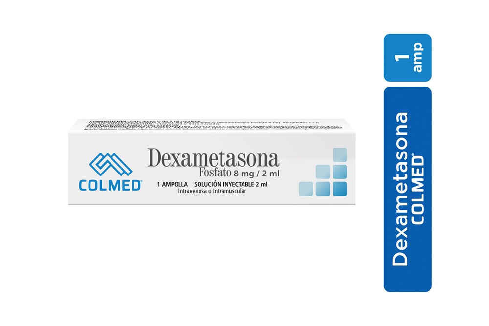 Dexametasona 8 Mg/ 2 Ml Caja Con 1 Ampolla