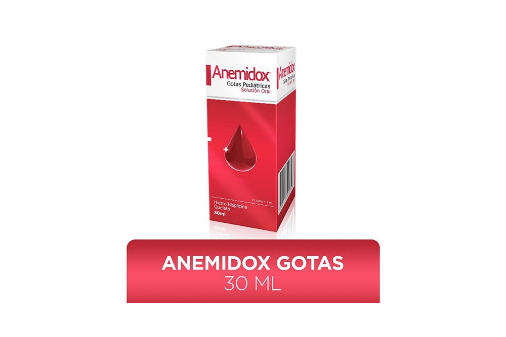 Gotas Pediátricas Anemidox Oral Caja Con Frasco Con 30 mL