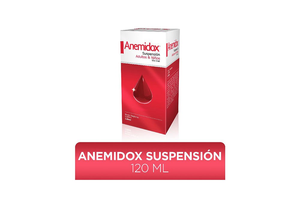 Jarabe Anemidox 600 mg Caja Con Frasco Con 120 mL