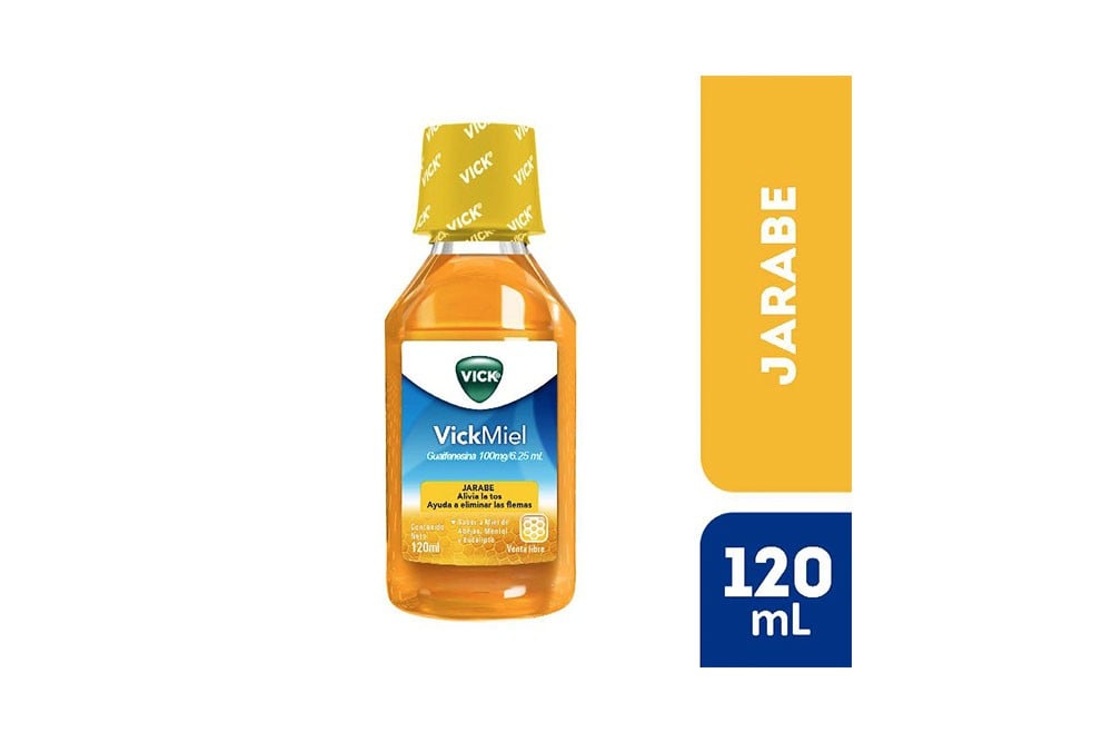 Jarabe Vick Expectorante Sabor Miel Frasco Con 120 Ml