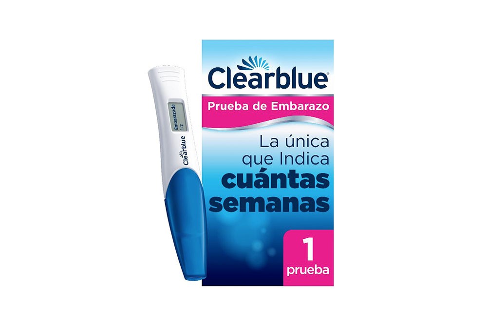 Clearblue Prueba De Embarazo Digital Caja Con 1 Unidad