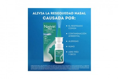 Humectante Nasal Nasivin Aqua Spray Frasco Con 30 mL