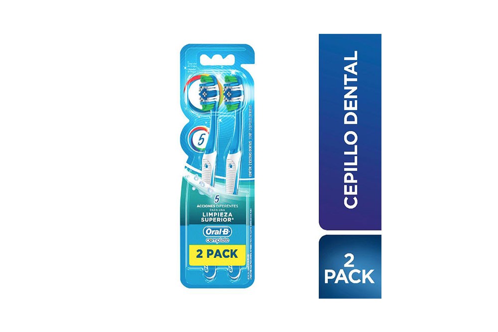 Cepillo Dental Oral B Empaque Con 2 Unidades