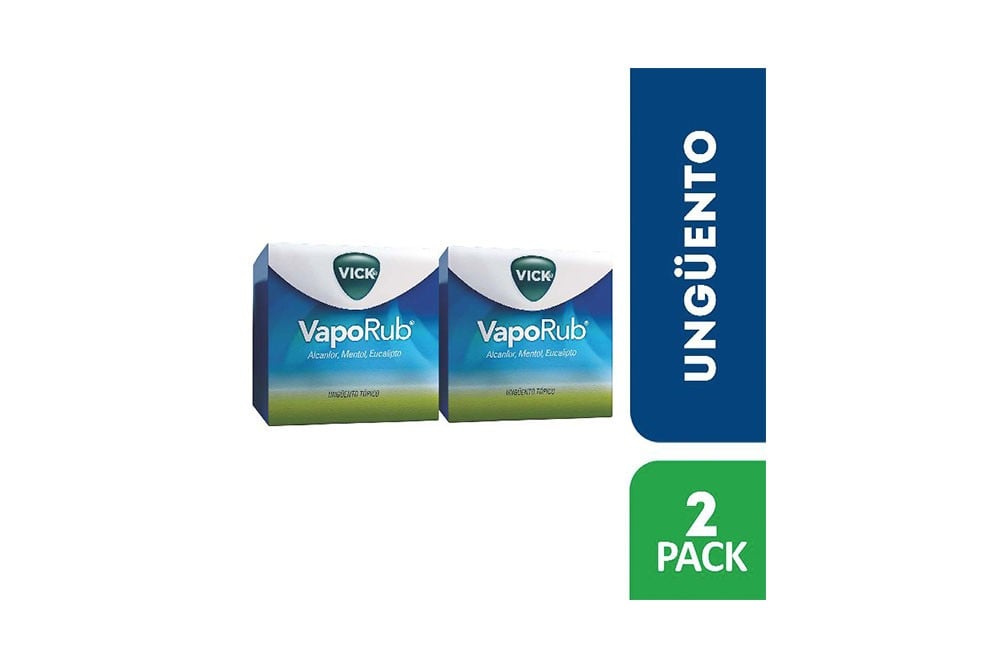 Vick Vaporub Ungüento Empaque Con 2 Cajas