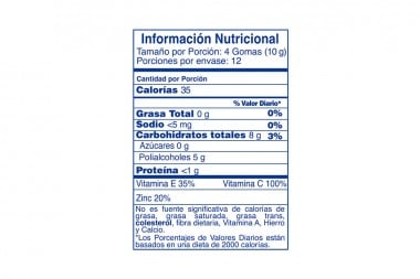 Benet Naranja Kids Sin Azucar-Zinc Frasco 48 Gomas