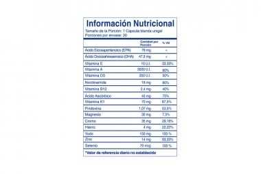 Multivitaminico Hombre Benet Frasco 30 Capsulas