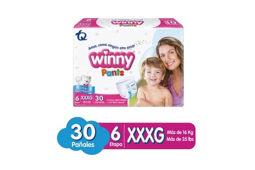 Pañales Winny Pants Etapa 6...