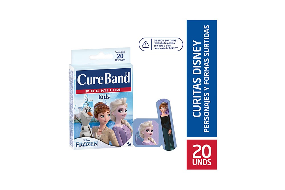 Curas Cureband Kids Premium Caja Con 20 Unidades