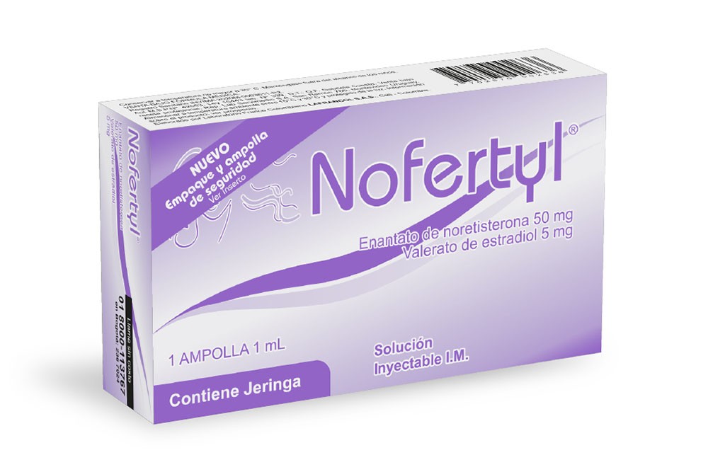 Nofertyl Inyectable 50/ 5 mg Caja Con 1 Ampolla De 1 mL