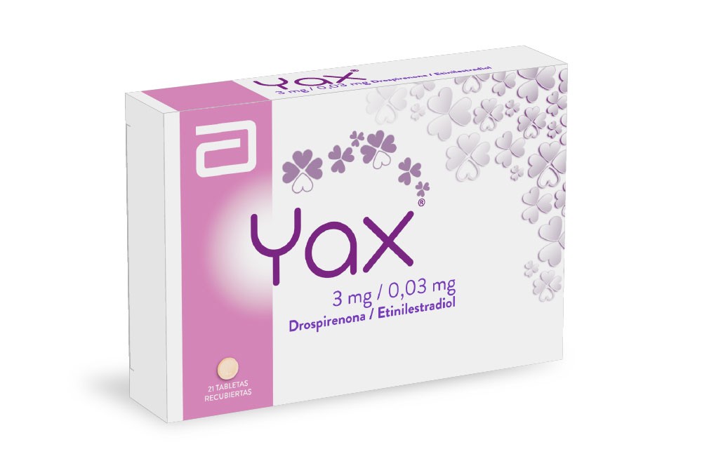 Yax 3/ 0.03 mg Caja Con 21 Tabletas Recubiertas