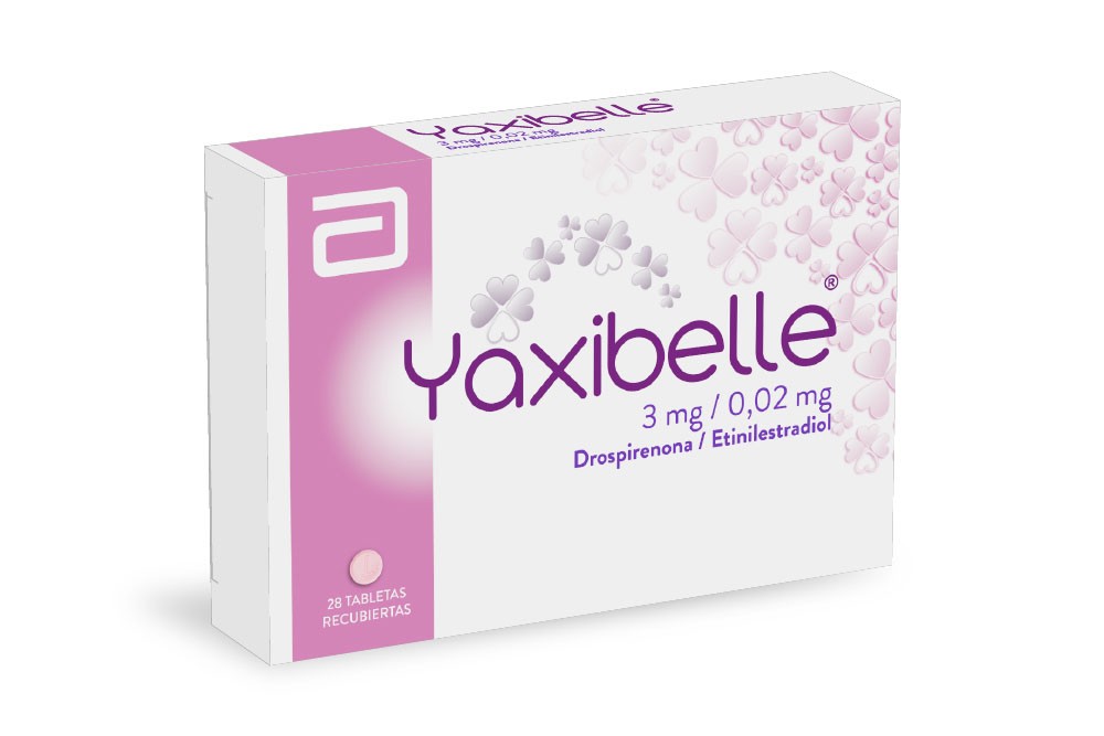 Yaxibelle 3/ 0.02 mg Caja Con 28 Tabletas Recubiertas