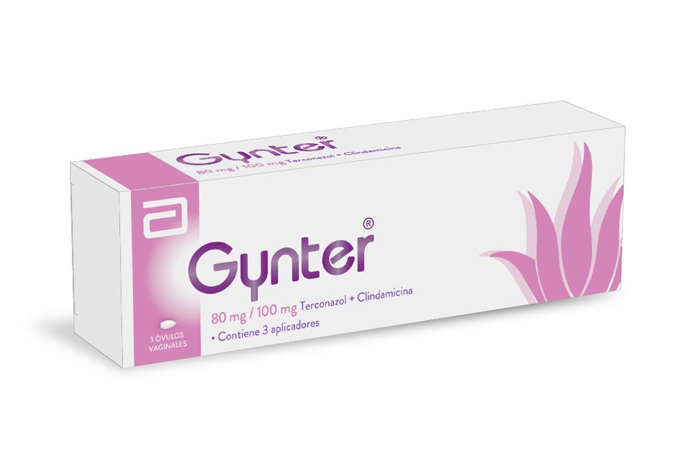 Gynter 80/ 100 mg Caja Con 3 Óvulos Vaginales