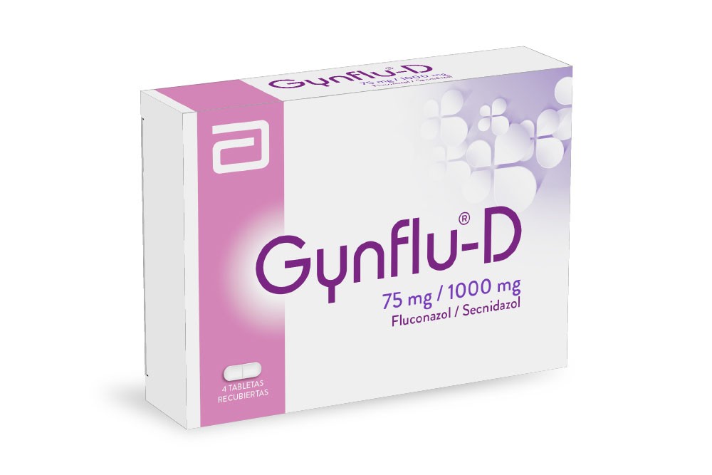 Gynflu-D 75/ 1000 mg Caja Con 4 Tabletas Recubiertas