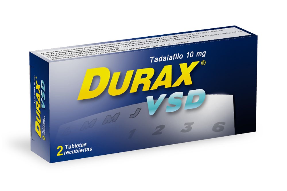 Durax VSD 10 mg Caja Con 2 Tabletas