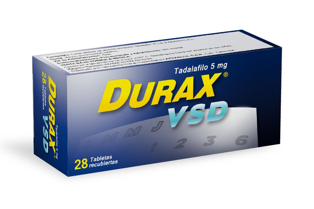 Durax VSD 5 mg Caja Con 28 Tabletas Recubiertas