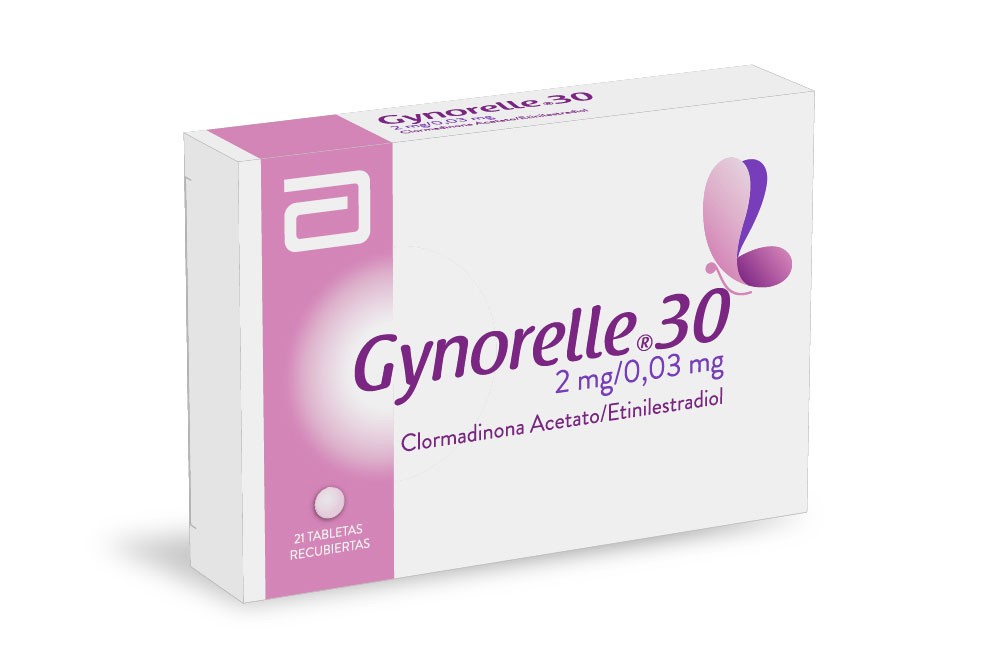 Gynorelle 30 2/ 0,03 mg Caja Con 21 Tabletas Recubiertas