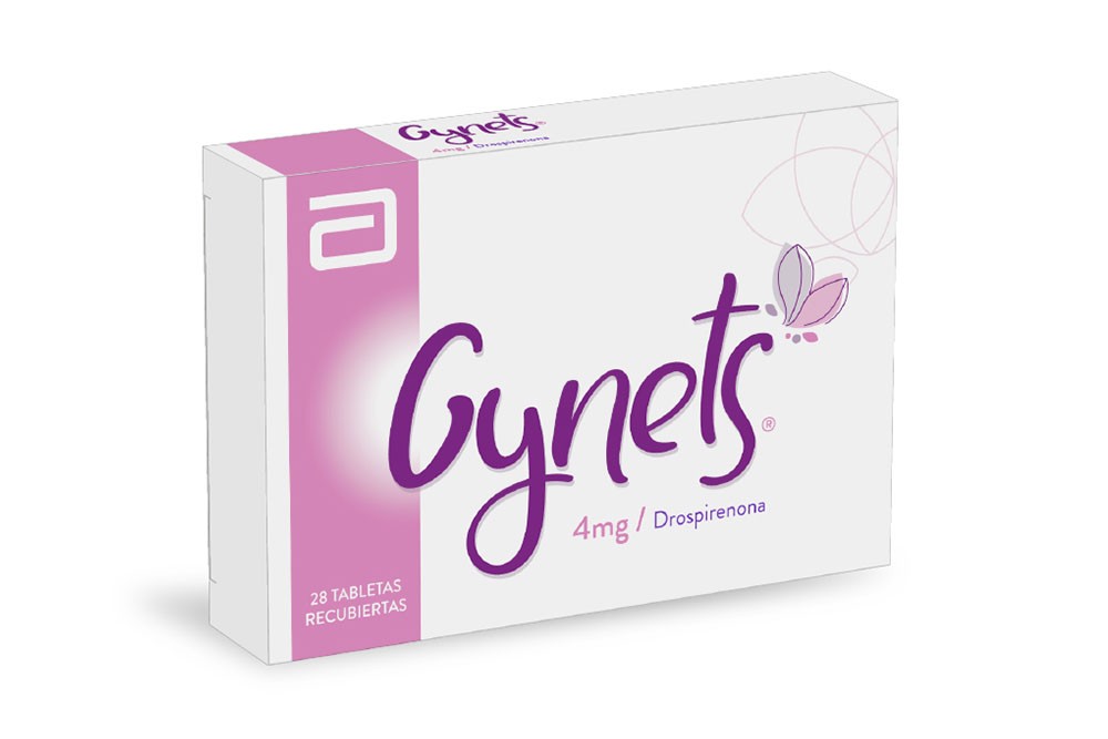 Gynets 4 mg Caja Con 28 Tabletas Recubiertas