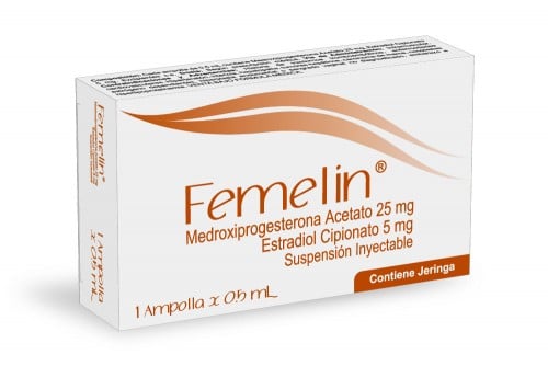 Femelin 25/ 5 Mg Inyectable...