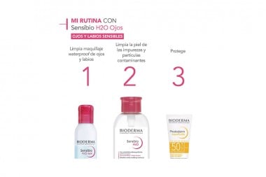 Bioderma Sensibio H2O Desmaquillante Bifásico Frasco Con 125 mL