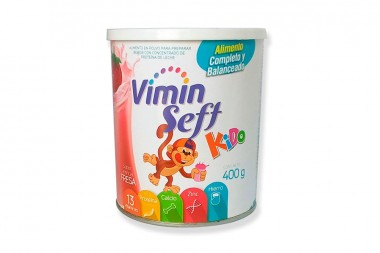 Alimento Vimin Seft Kido Sabor Fresa Lata Con 400 G