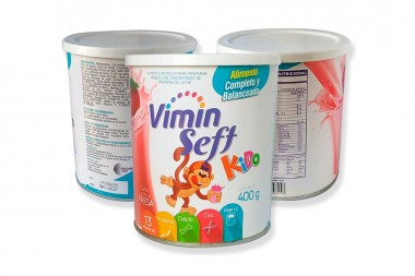 Alimento Vimin Seft Kido Sabor Fresa Lata Con 400 G