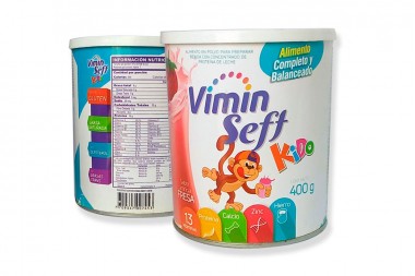 Alimento Vimin Seft Kido Sabor Fresa Lata Con 400 g