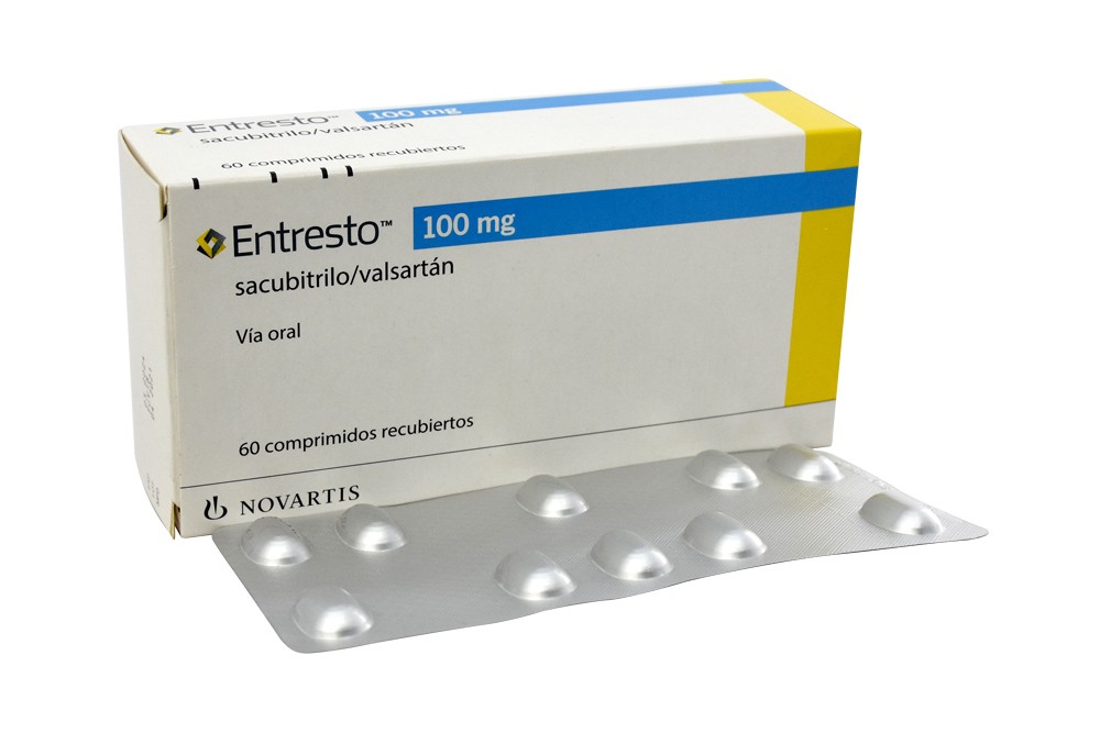 Entresto 100 mg Caja Con 60 Comprimidos Recubiertos