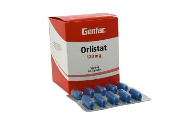 Orlistat 120 mg Genfar Caja...