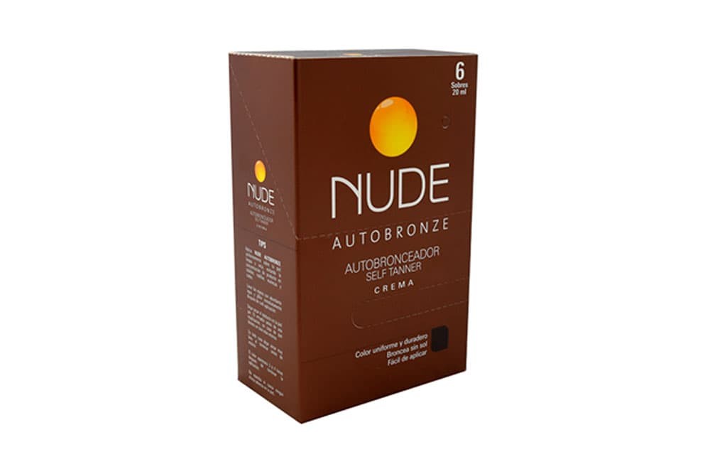 Crema Autobronceador Nude Caja Con 6 Sobres
