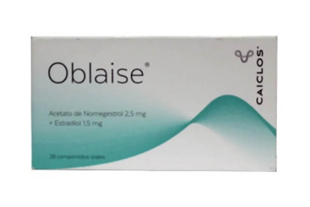Oblaise 2.5/1.5 mg Caja Con 28 Tabletas