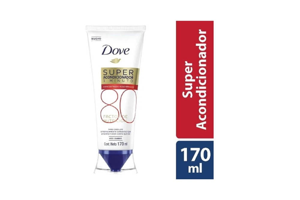 Acondicionador Dove Súper Concentrado Regenerador Tubo Con 170 mL