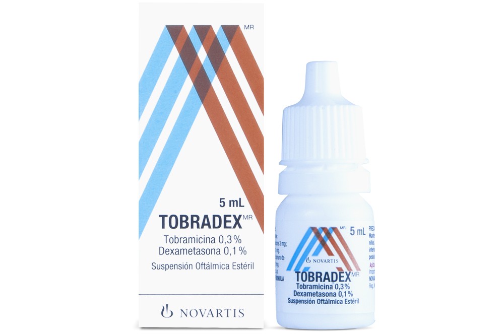 Tobradex Suspensión Oftálmica 3/1 mg Caja Con Frasco Con 5 mL