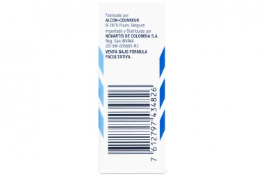 Tobrex Solución Oftálmica 3 mg Caja Con Frasco Con 5 mL