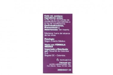 Vigamox 0,5% Solución Oftálmica Frasco Con 5 Ml
