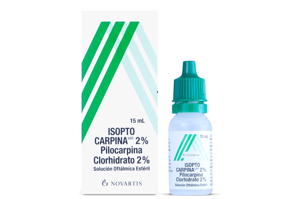 Isopto Carpina 2 % Solución Oftálmica Estéril Caja Con Frasco Con 15 mL