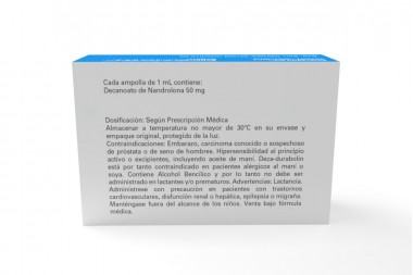 Deca Durabolin 50 mg Caja Con 1 Ampolla Inyectable