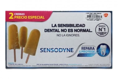 Crema Sensodyne Repara Y Protege Caja 2 Tubos