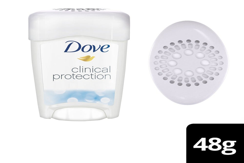 Dove Clinical Original Clean Caja Con Frasco Con 48 g