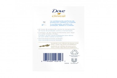 Dove Clinical Original Clean Caja Con Frasco Con 48 g