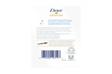 Dove Clinical Original Clean Caja Con Frasco Con 48 G