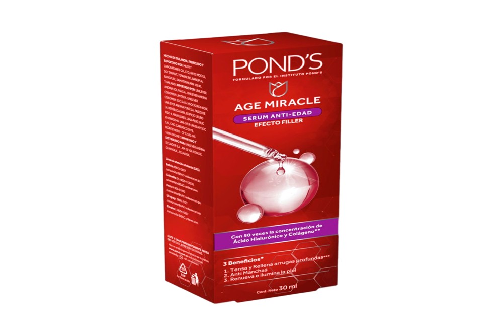 Sérum Anti-Edad Pond's Age Miracle Frasco Con 30 mL