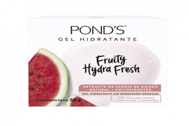 Gel Hidratante Pond's Fruity Hydra Fresh Sandía Frasco Con 50 g