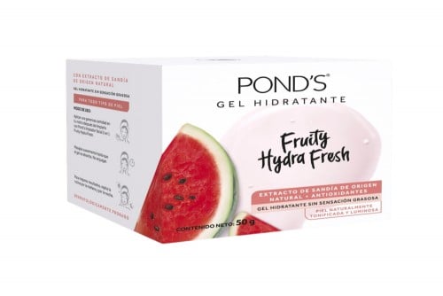 Gel Hidratante Pond's Fruity Hydra Fresh Sandía Frasco Con 50 g