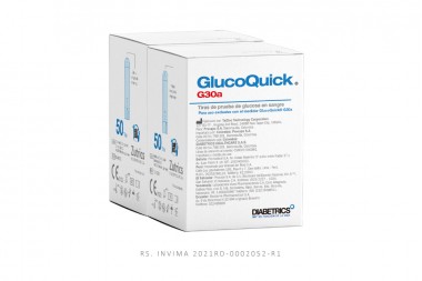 Tiras Reactivas Glucoquick Empaque Con 2 Cajas