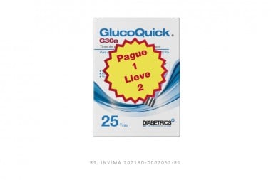 Tiras Reactivas Glucoquick Empaque Con 2 Cajas