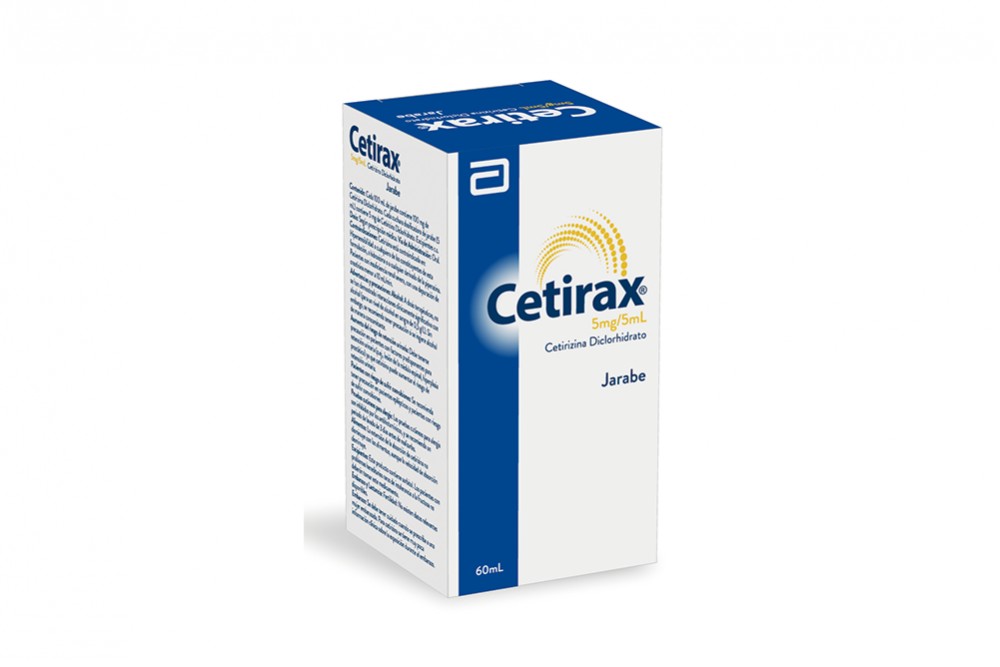 Cetirax  Jarabe 5 mg / 5 mL Caja Con Frasco Con 60 mL